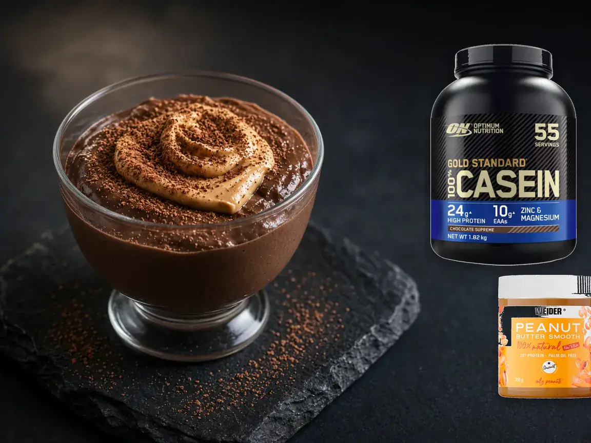 Casein pudding φυστικοβούτυρο