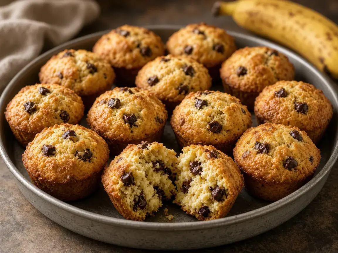 Cottage Banana Protein Muffins