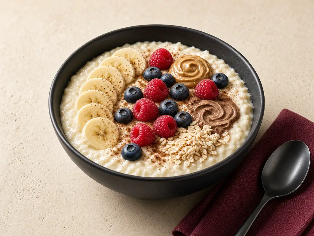 Συλλογή Fitstyle protein recipes με Cream of Rice bowl