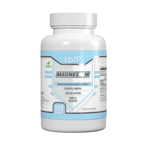 TbJP – Trained by JP Magnesium Bisglycinate (250 mg, 120 caps)