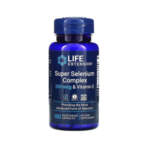 Life Extension Super Selenium Complex & Vitamin E (200 mcg, 100 Vegetarian Capsules)