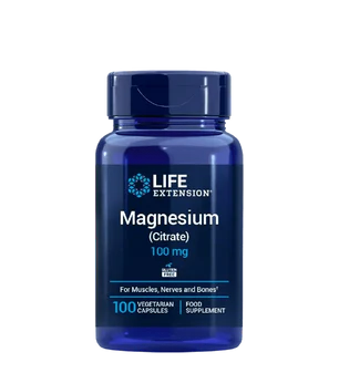 Life Extension Magnesium 100 mg, 100 Vegetarian Capsules