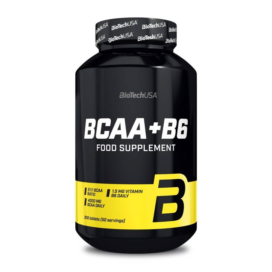 BCAA+B6 BiotechUSA 200 Tabs