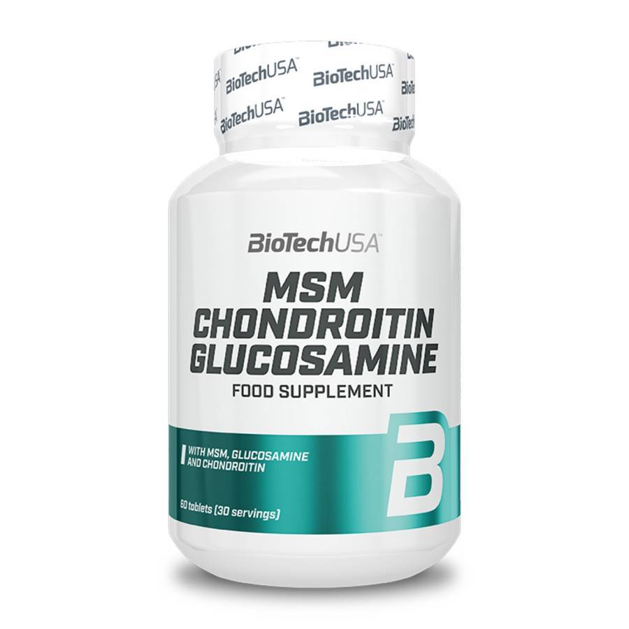 MSM Chondroitin Glucosamine BiotechUSA 60 Tabs