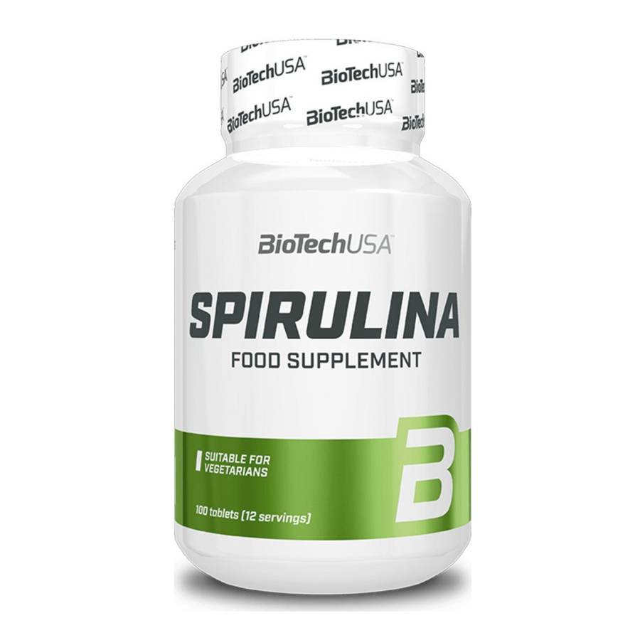 Spirulina BiotechUSA 100 Tabs