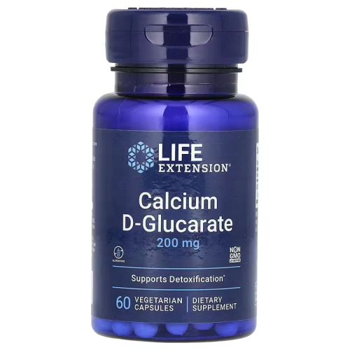 Life Extension Calcium D-Glucarate, 200 mg, 60 Caps