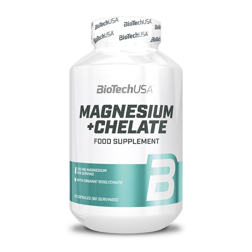 Magnesium + Chelate BiotechUSA 60 Caps
