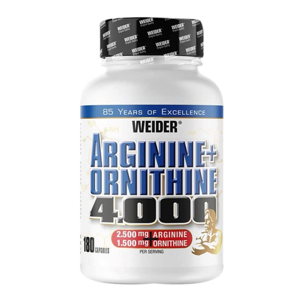 Arginine + Ornithine Weider 180 Caps