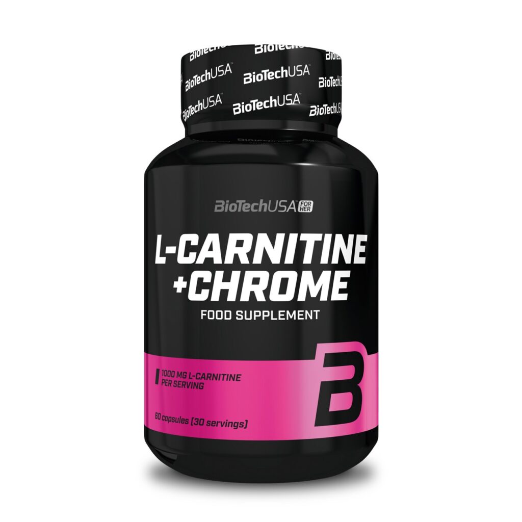 L-Carnitine + Chrome BiotechUSA 60 Caps