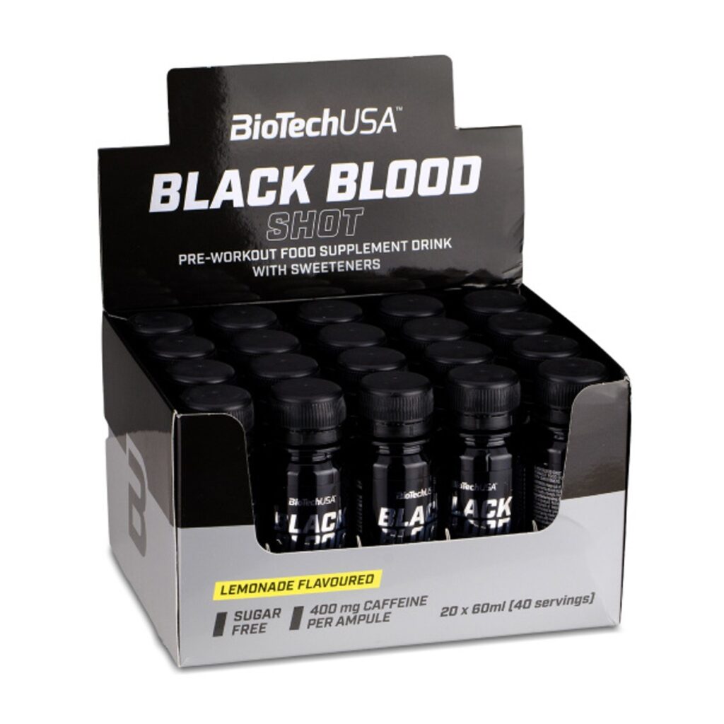 Black Blood Shot BiotechUSA 20 x 60 ml