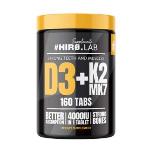 Hiro.Lab Vitamin D3 4000IU + K2 MK7 (160 Tabs)