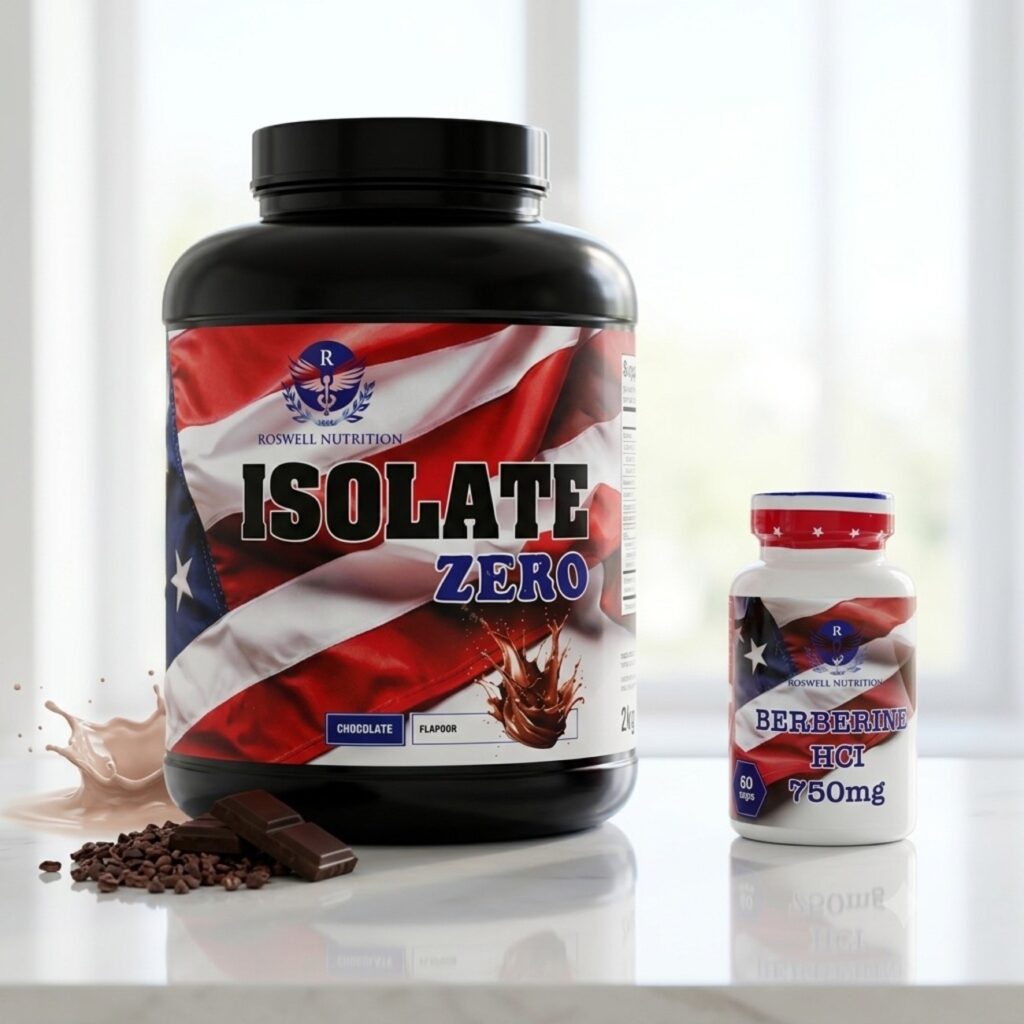 Whey Isolate Zero Roswell Nutrition 60 Caps