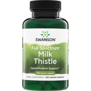 Swanson Full Spectrum Milk Thistle 500 mg (100 Caps)