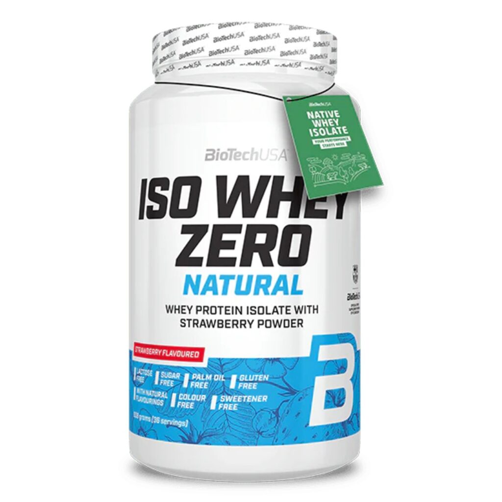 BioTech Usa Iso Whey Zero Natural 908 gr Strawberry 3.jpg