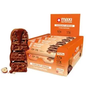 Maxi Nutrition Protein Waffle Bar Hazelnut Spread (12 x 39 gr)