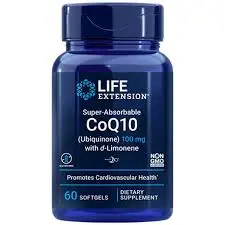 Life Extension CoQ10 (Ubiquinone) with d-Limonene (60 Softgels)