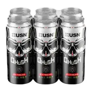 Usn Nutrition QHUSH Energy Bubblegum Blast (6 x 500 ml)