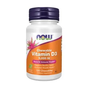 Now Foods Vitamin D3 5000IU (120 soft caps)