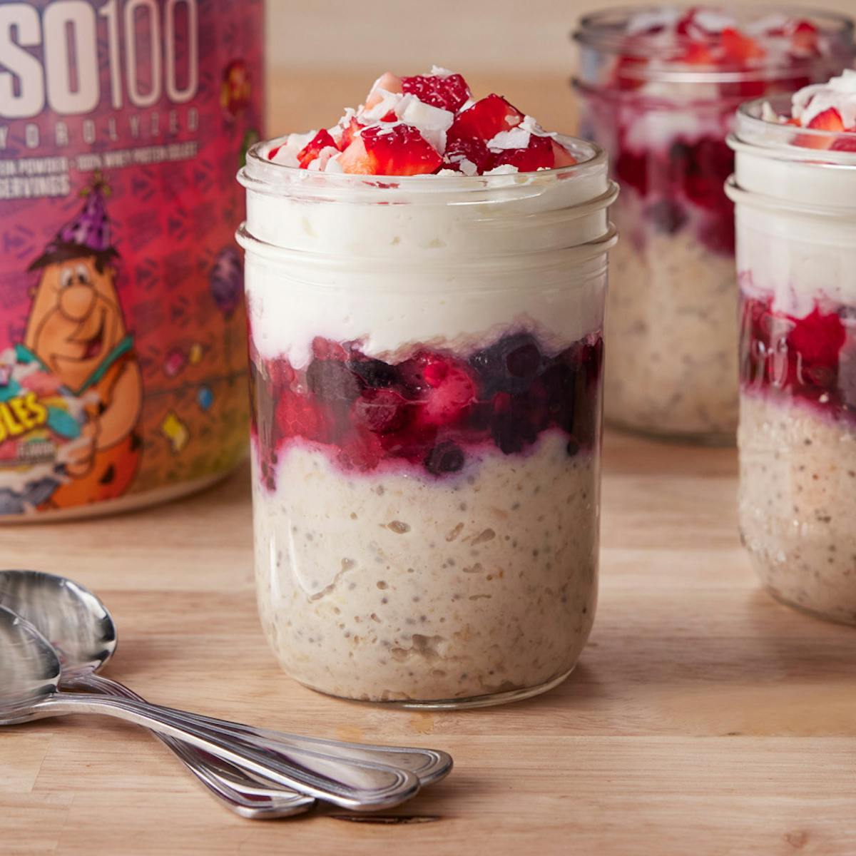 Πρωτεϊνική overnight oats